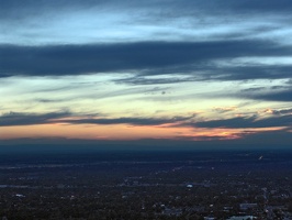 October sunset from Table Rock