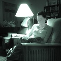 Christina reading (infrared)